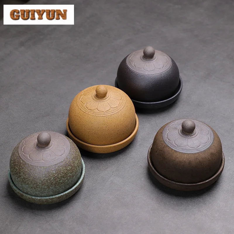 150ml Crude Pottery Latte Art Coffee Mug With Plate Milk Cup Afternoon Tea Mug Cup Saucer Kit Office Water Cup Teaset Collection