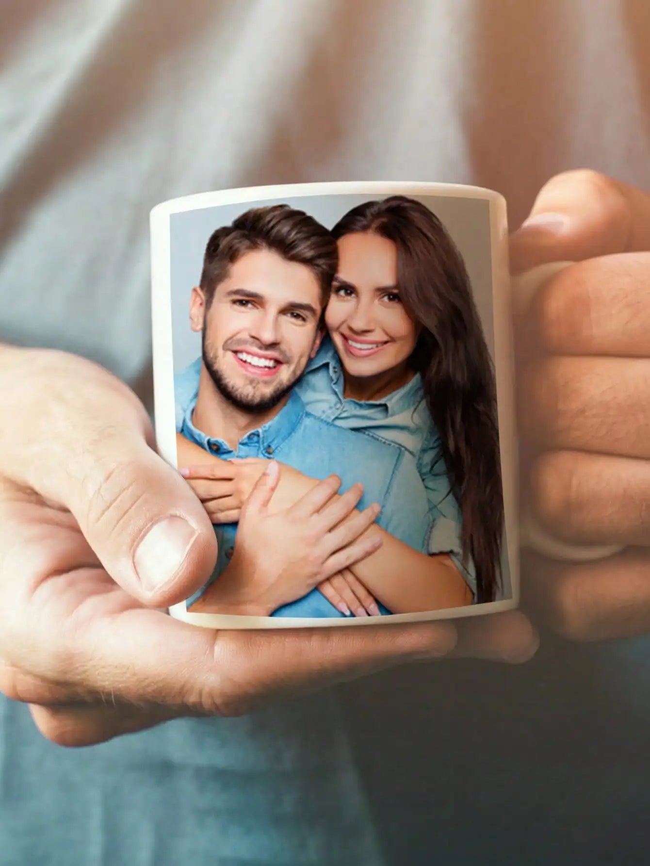 1pc Custom Photo Mug Personalized Coffee Mug with Photo Unique Gift for Anniversary Valentine's Housewarming Mother's Day