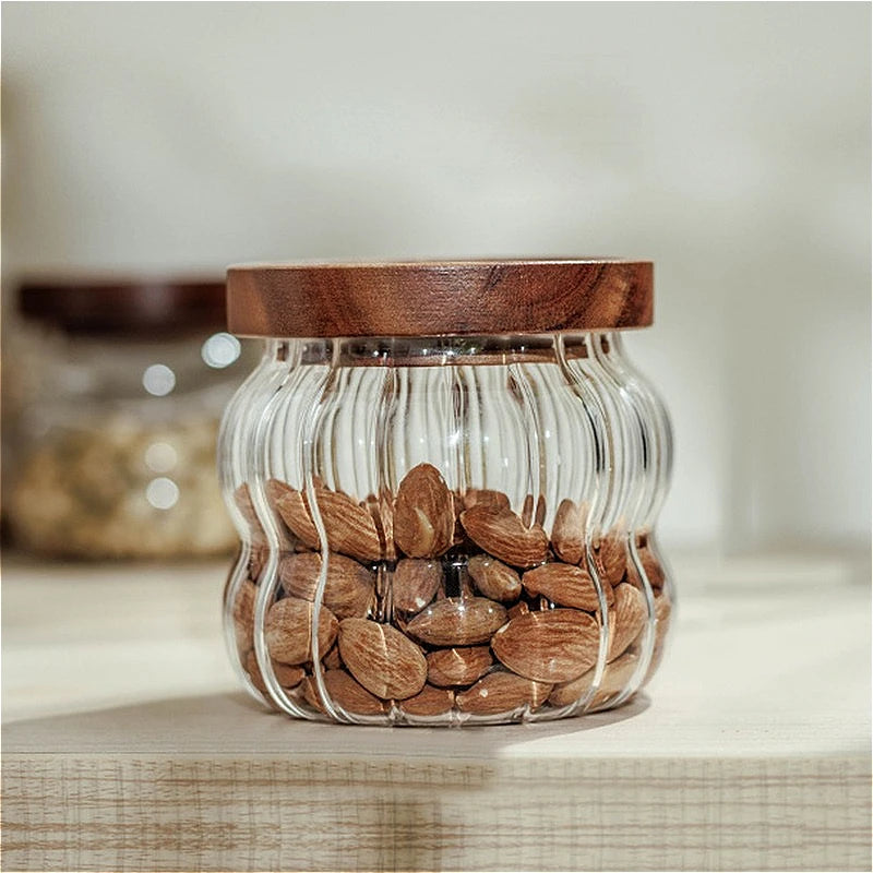 12oz/14.3oz Storage Bottles Vacuum Coffee Bean Canister Storage Container Airtight Storage Containers Simple Coffee Containers