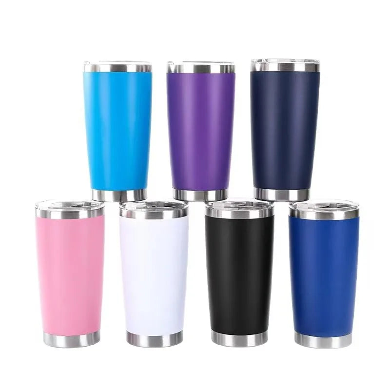 20 oz Thermal Water Bottle Keep Cold and Hot Water Bottle Thermos for Water Tea Coffee Vacuum Flasks Stainless Steel Thermos Bot