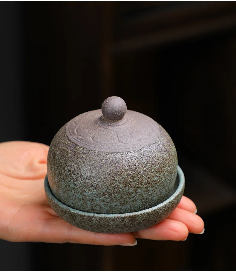 150ml Crude Pottery Latte Art Coffee Mug With Plate Milk Cup Afternoon Tea Mug Cup Saucer Kit Office Water Cup Teaset Collection