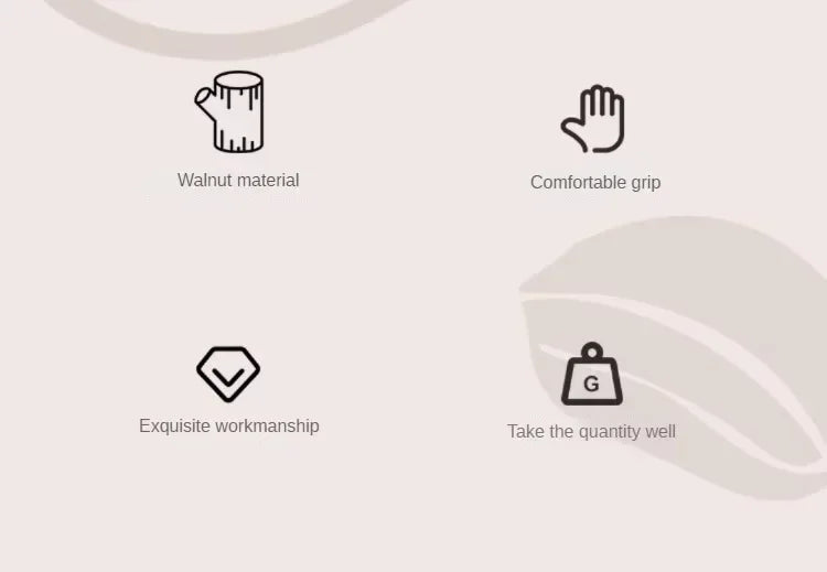 1PC 304 Stainless Steel Walnut Long Handle Coffee Powder Powder Measuring Spoon Kitchen Baking Tools Measuring Spoon Cucharas